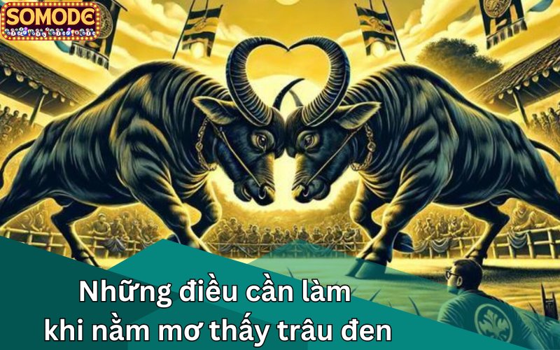 Những điều cần làm khi nằm mơ thấy trâu đen